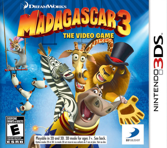 Madagascar 3 (Nintendo 3DS) Main image