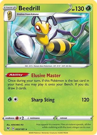 Beedrill 003/185 - SWSH04 Vivid Voltage Main image