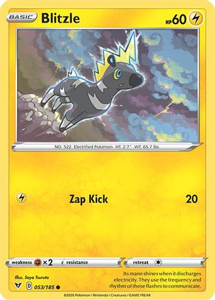 Blitzle 053/185 - SWSH04 Vivid Voltage Reverse Holofoil Main image