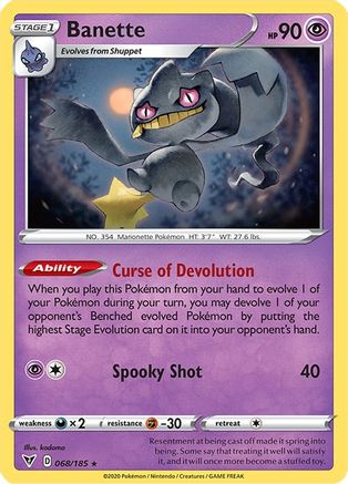 Banette 068/185 - SWSH04 Vivid Voltage Main image