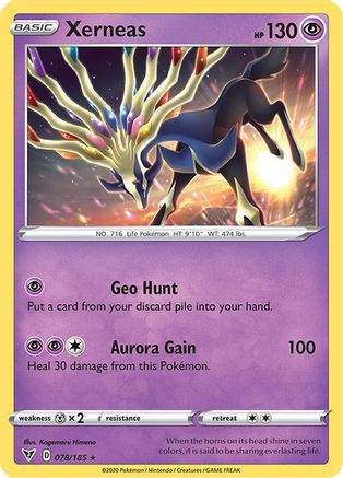 Xerneas 078/185 - SWSH04 Vivid Voltage Holofoil Main image