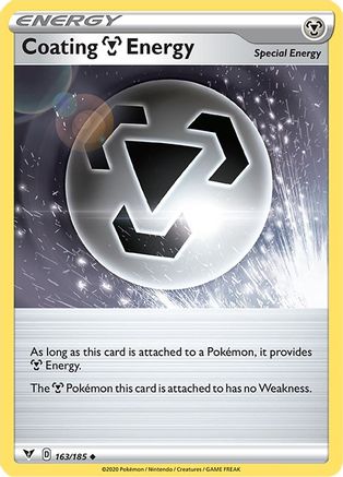 Coating Metal Energy 163/185 - SWSH04 Vivid Voltage Reverse Holofoil