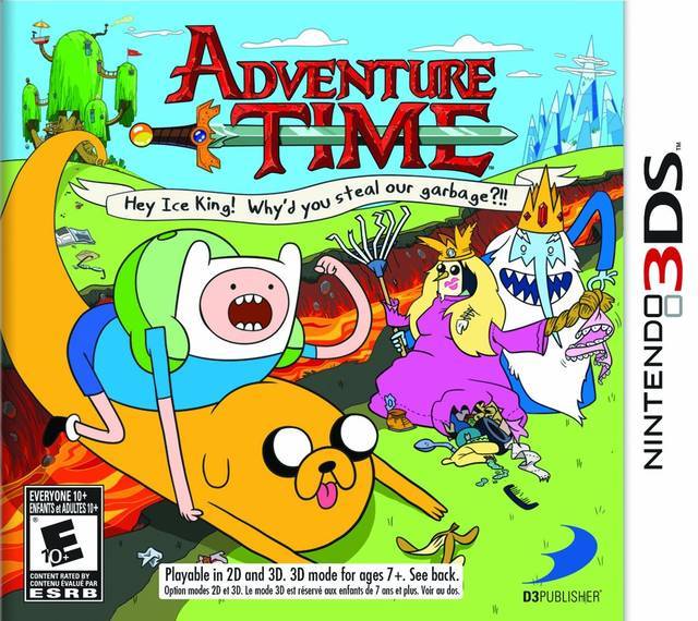 Adventure Time: Hey Ice King! Why'd You Steal Our Garbage?!! (Nintendo 3DS) Main image