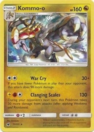 Kommo-o (Cracked Ice Holo) 077/111 - Deck Exclusives Holofoil