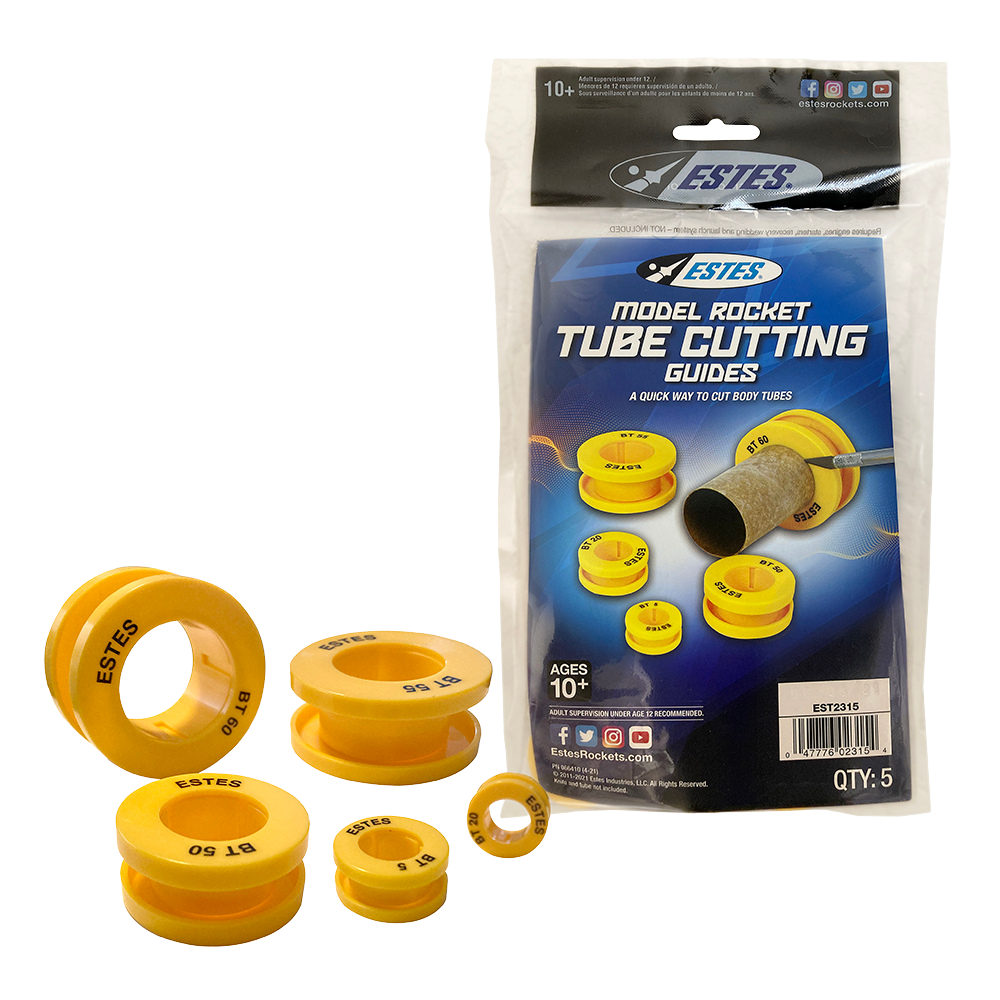 Estes - Tube Cutting Guides, for Model Rockets (5 sets)