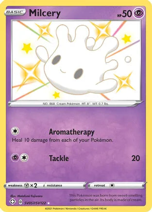 Pokemon: Milcery Shining Fates SV057/SV122 - Near Mint Main image