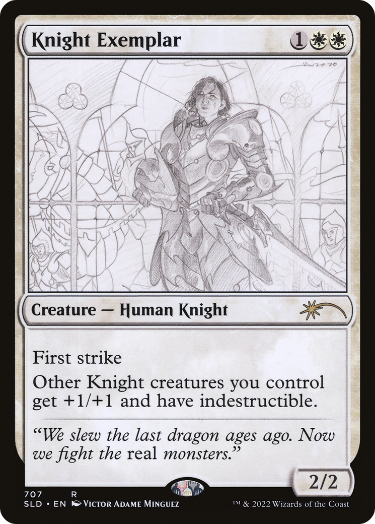 Knight Exemplar (SLD-707) - Secret Lair Drop