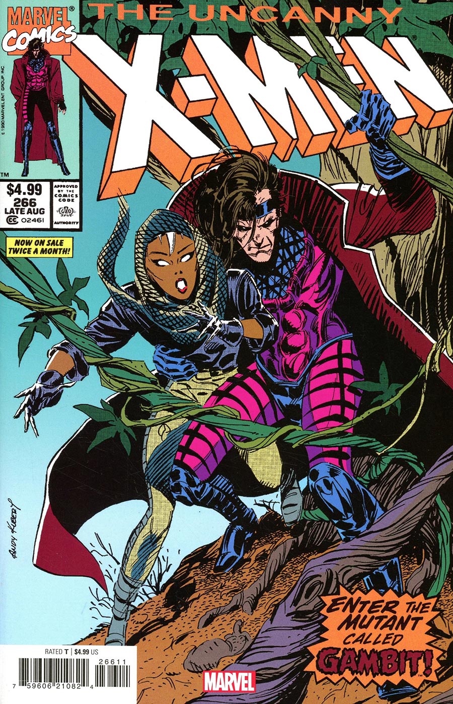 UNCANNY X-MEN #266 FACSIMILE EDITION [NEW PRINTING] CB (08/07/2024) Main image