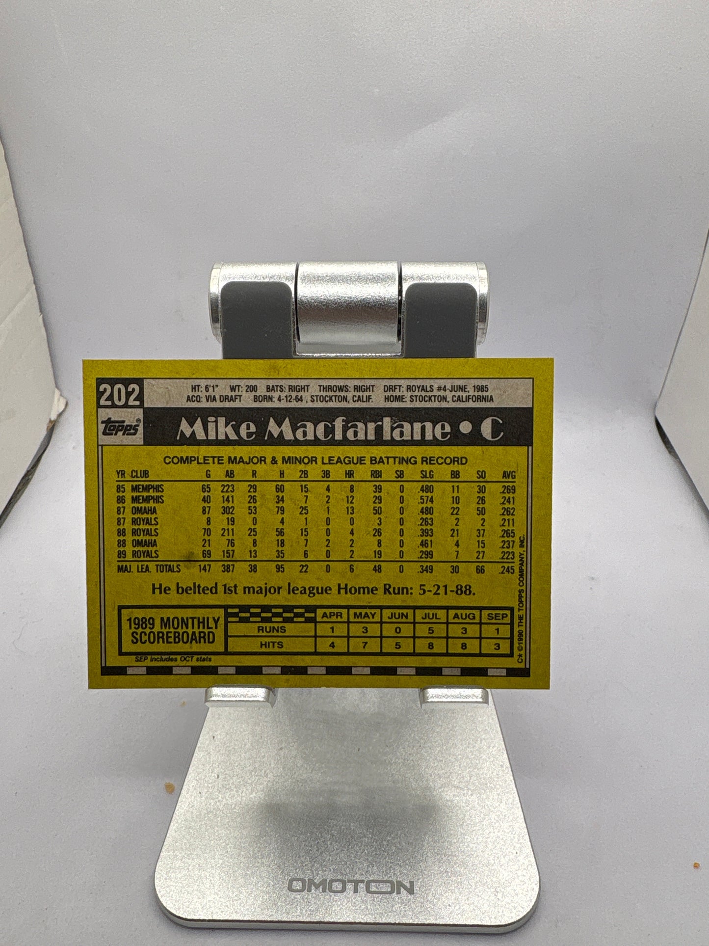 Topps Mike Macfarlane