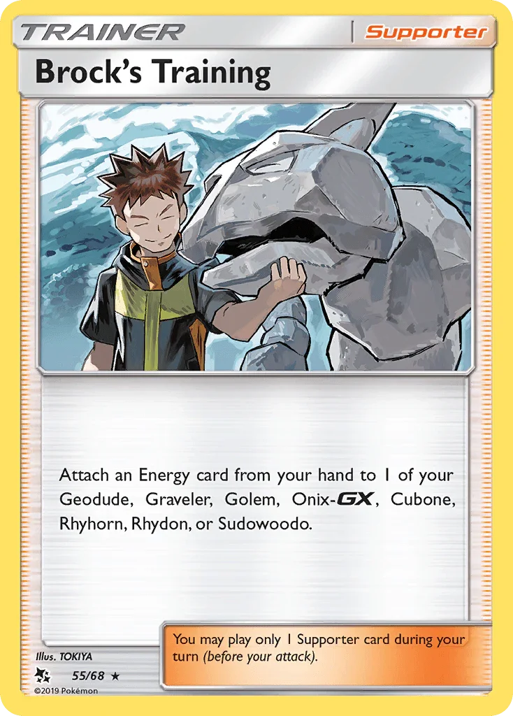 Brock's Training (55/68) [Sun & Moon: Hidden Fates] Main image