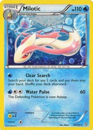 Milotic (Cosmos Holo) 028/124 - Blister Exclusives Holofoil