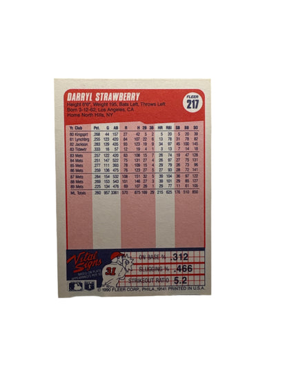 Fleer Darryl Strawberry
