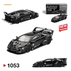 (Pre-Order) Mini GT Lamborghini LB-Silhouette Works Murcielago GT Evo - Black 1:64