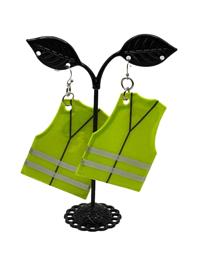 Safety Vest Earrings Hover Image