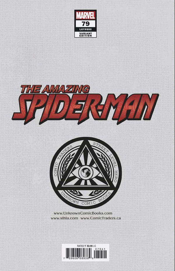 Amazing Spider-Man #79 Unknown Comics Gabriele Dell'Otto Exclusive Virgin Var (11/10/2021) (11/24/2021) - Collectors World Toys
