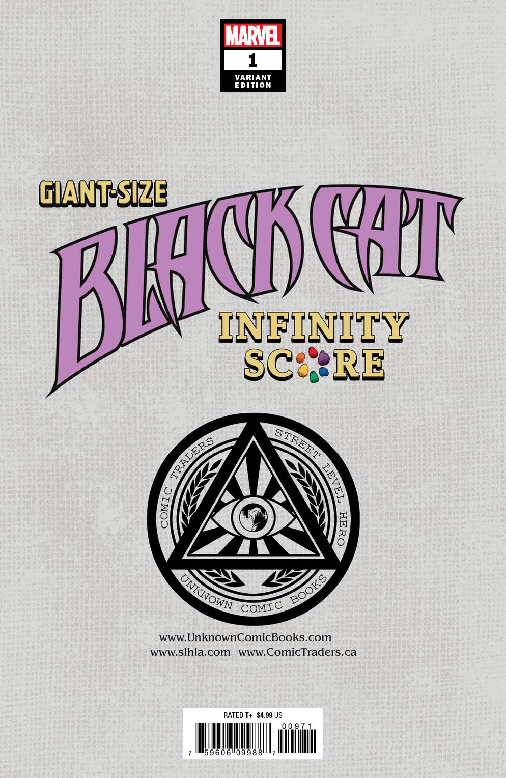 Giant-Size Black Cat Infinity Score #1 Unknown Comics Marco Turini Exclusive Var (11/24/2021) (12/08/2021) - Collectors World Toys
