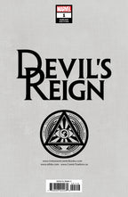 Devils Reign #1 (Of 6) Unknown Comics Marco Turini Exclusive Var (12/08/2021) - Collectors World Toys