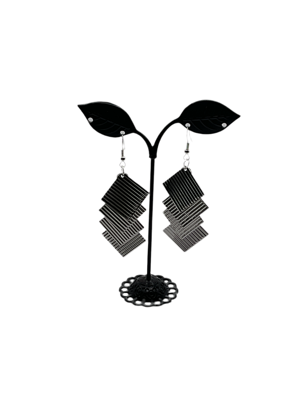 Silver earrings