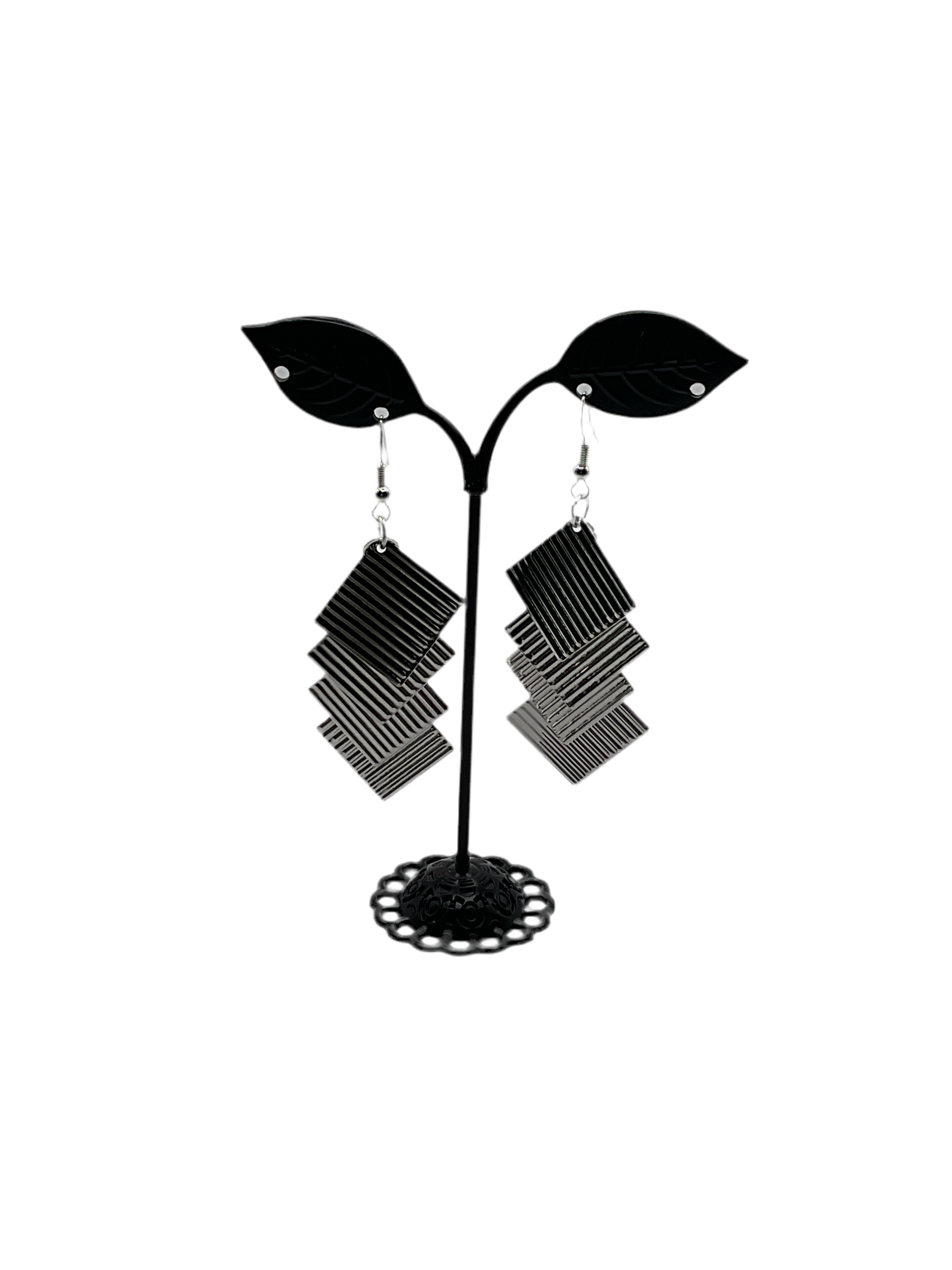 Silver earrings