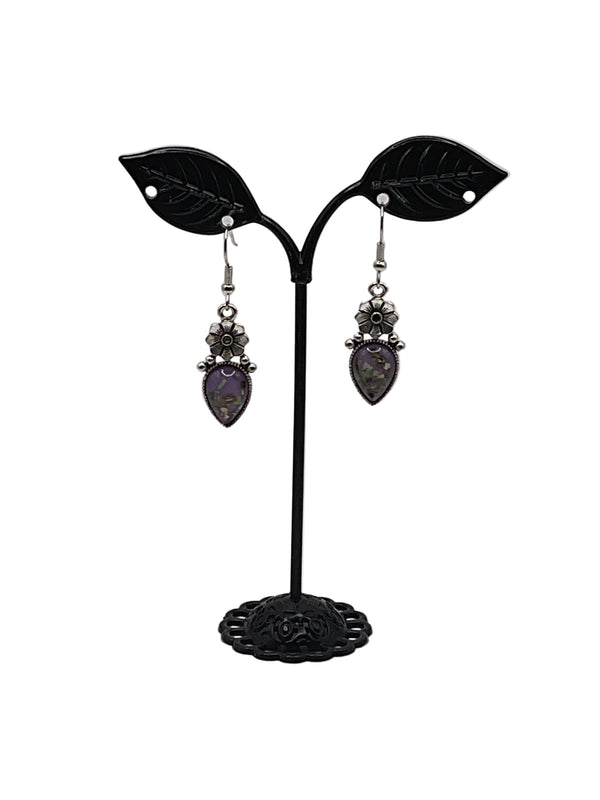 Abalone Blossom Earrings