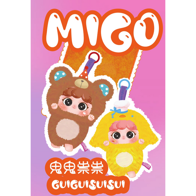 Baby Three Plush Blind Box: Migo Sneaky Plush Series Figurine Blind Box (1 Blind Box) - Collectors World Toys Hover Image