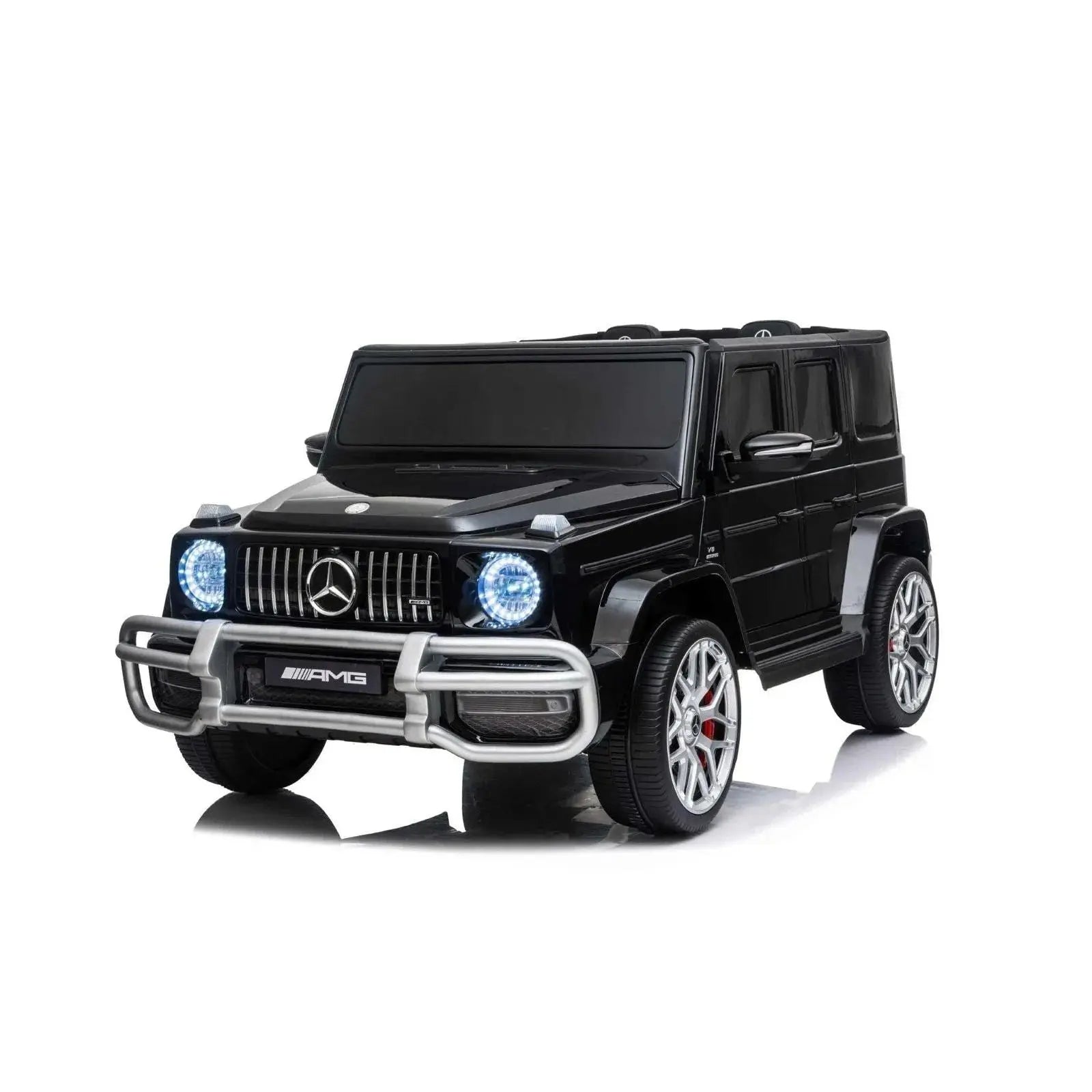 24V 4x4 Mercedes Benz G63 AMG 2 Seater G Wagon Ride on Car Black