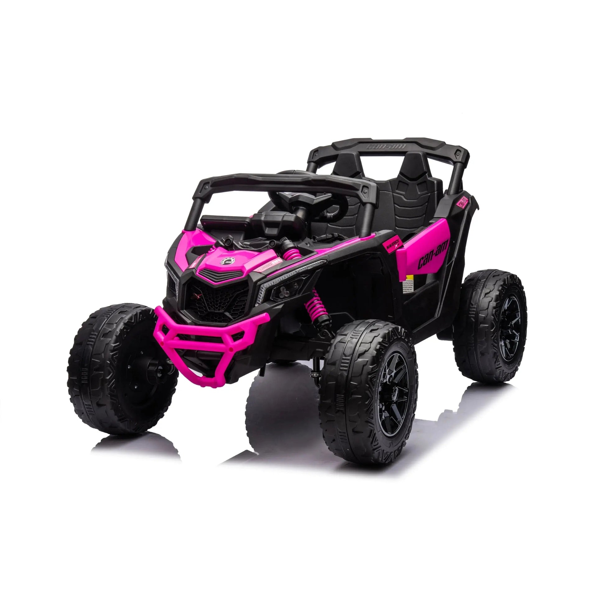 24V Can-Am Maverick 1-Seater UTV - Kids Electric Ride-On Pink