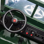 24V Freddo Military Willy Truck 3 Seater Electric Ride on