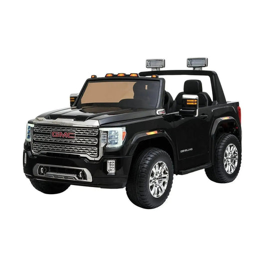24V GMC Denali 2 Seater Battery Operated Ride on Car with Parental Remote Control Black