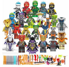 24Pcs Set Ninjago Anime Minifigures dg1001 - Collectors World Toys