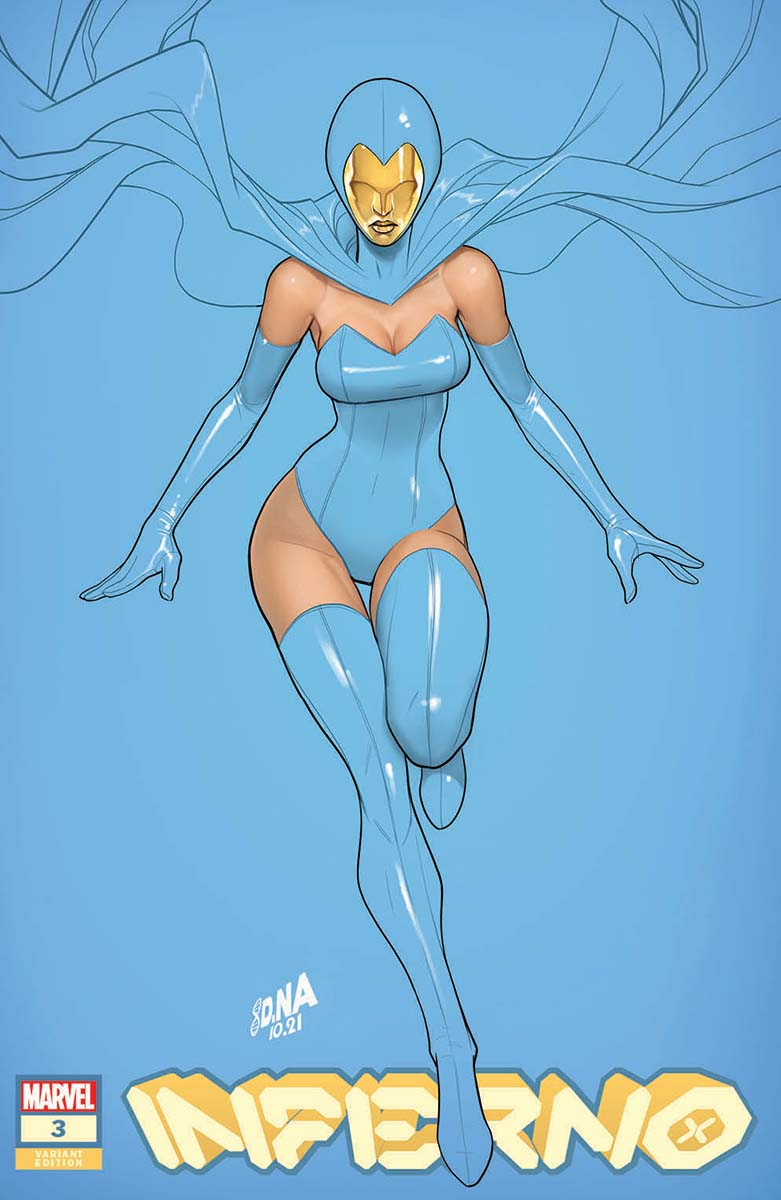 Inferno #3 (Of 4) Unknown Comics David Nakayama Exclusive Color Bleed Var (11/24/2021) (12/08/2021) - Collectors World Toys