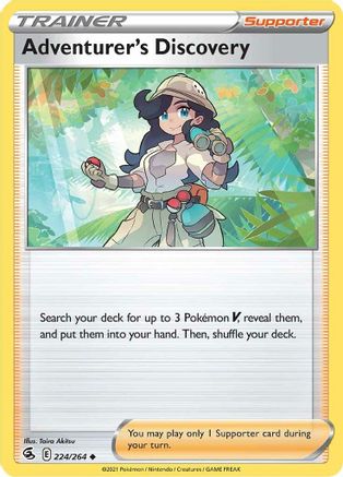 Adventurer's Discovery 224/264 - SWSH08 Fusion Strike Main image