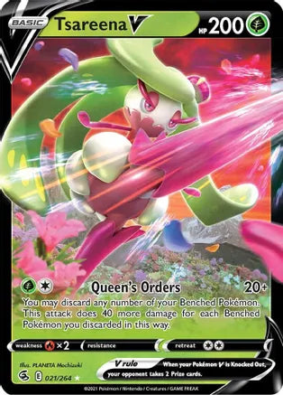 Pokemon: Tsareena V Fusion Strike 021/246 - Near Mint Main image