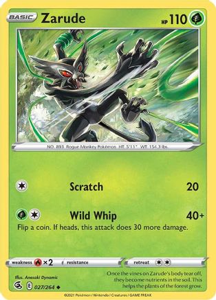 Zarude 027/264 - SWSH08 Fusion Strike Main image