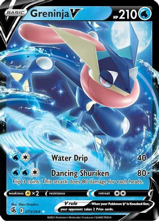 Pokemon: Greninja V Fusion Strike 073/264 - Near Mint Main image