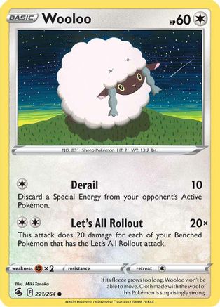 Wooloo 221/264 - SWSH08 Fusion Strike