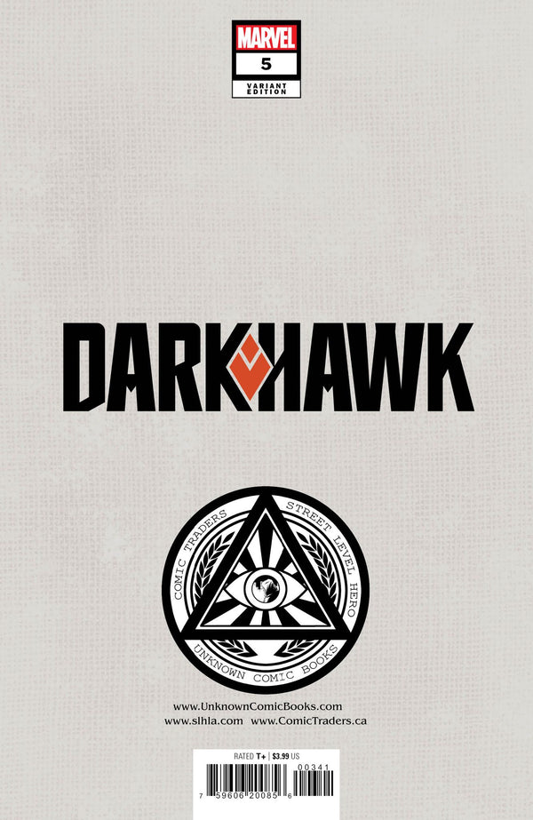 Darkhawk #5 (Of 5) Unknown Comics Taurin Clarke Exclusive Virgin Var (12/22/2021) (01/12/2022) - Collectors World Toys