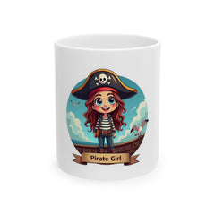 Pirate Girl Ceramic Mug -