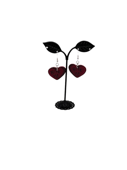 Bite Me Heart earrings