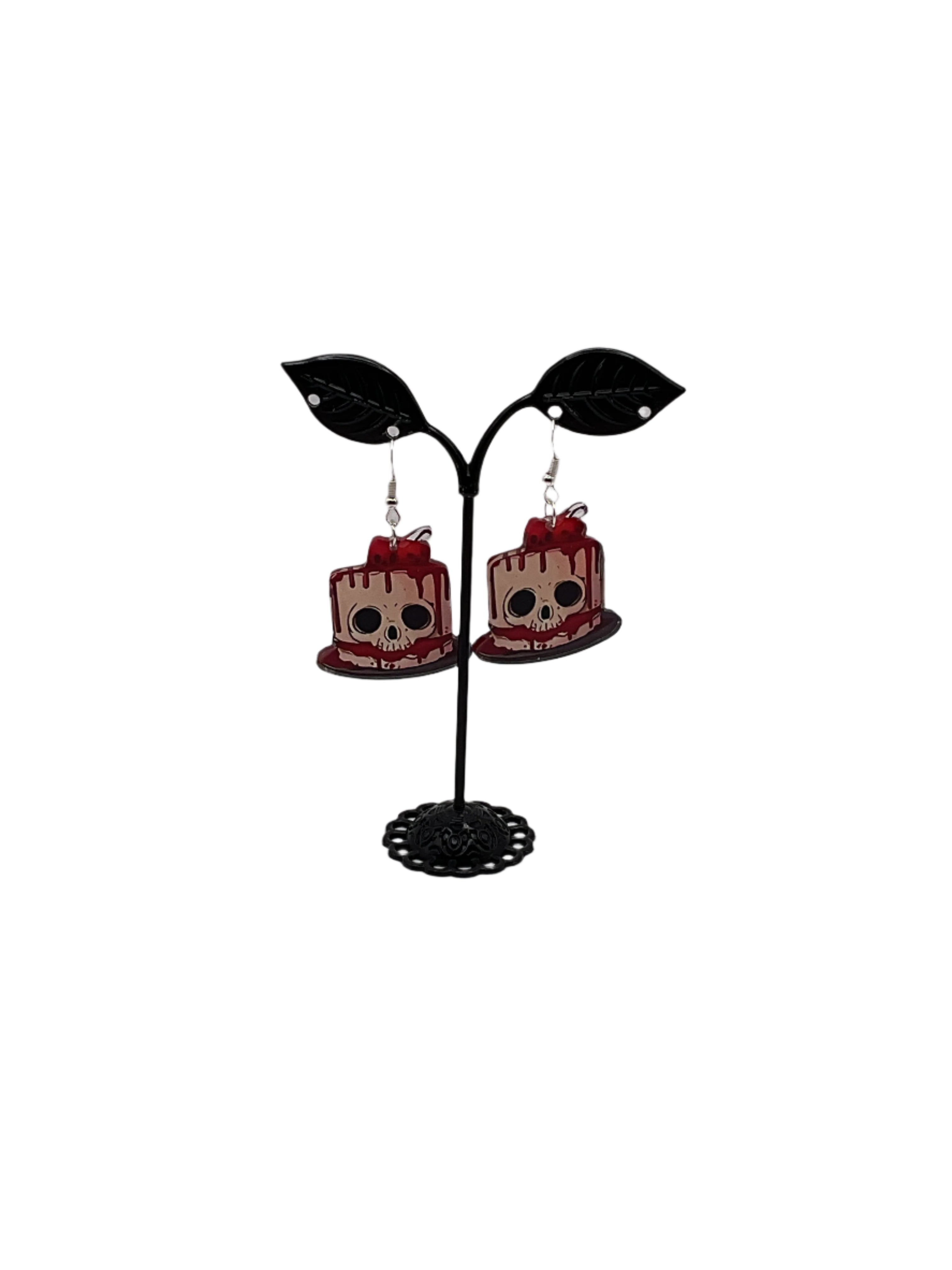 Skull Cake earrings