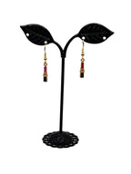 Lipstick earrings