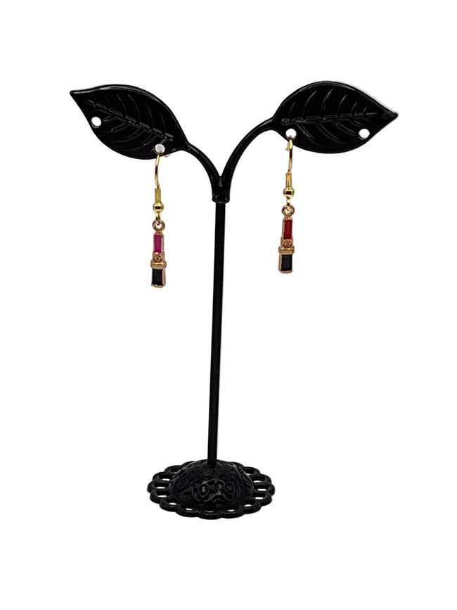 Lipstick earrings Hover Image