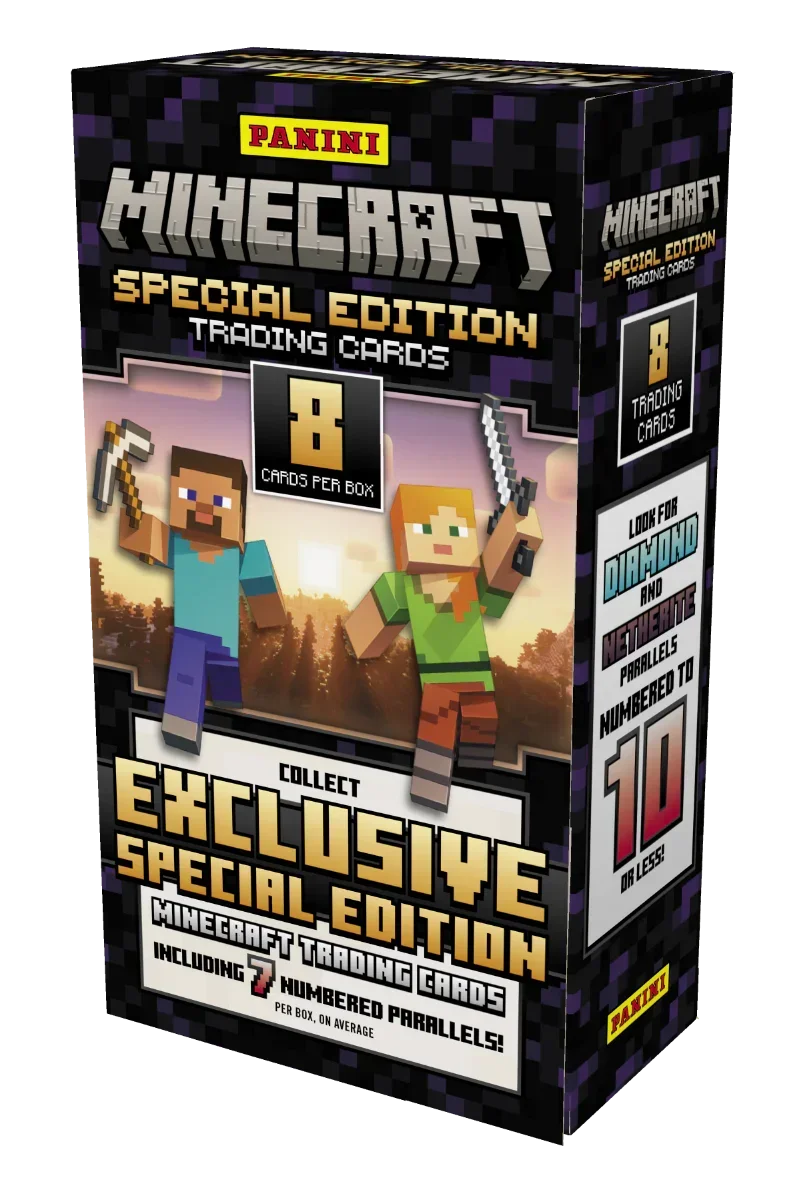 2025 Panini Minecraft Special Edition Trading Cards - Hobby Box Main image