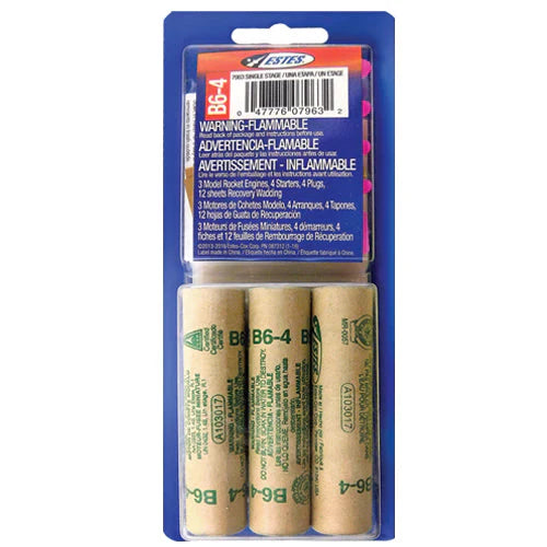 ESTES B6-4 Engine Flight Pack