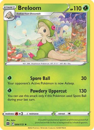 Breloom 004/172 - SWSH09 Brilliant Stars Main image