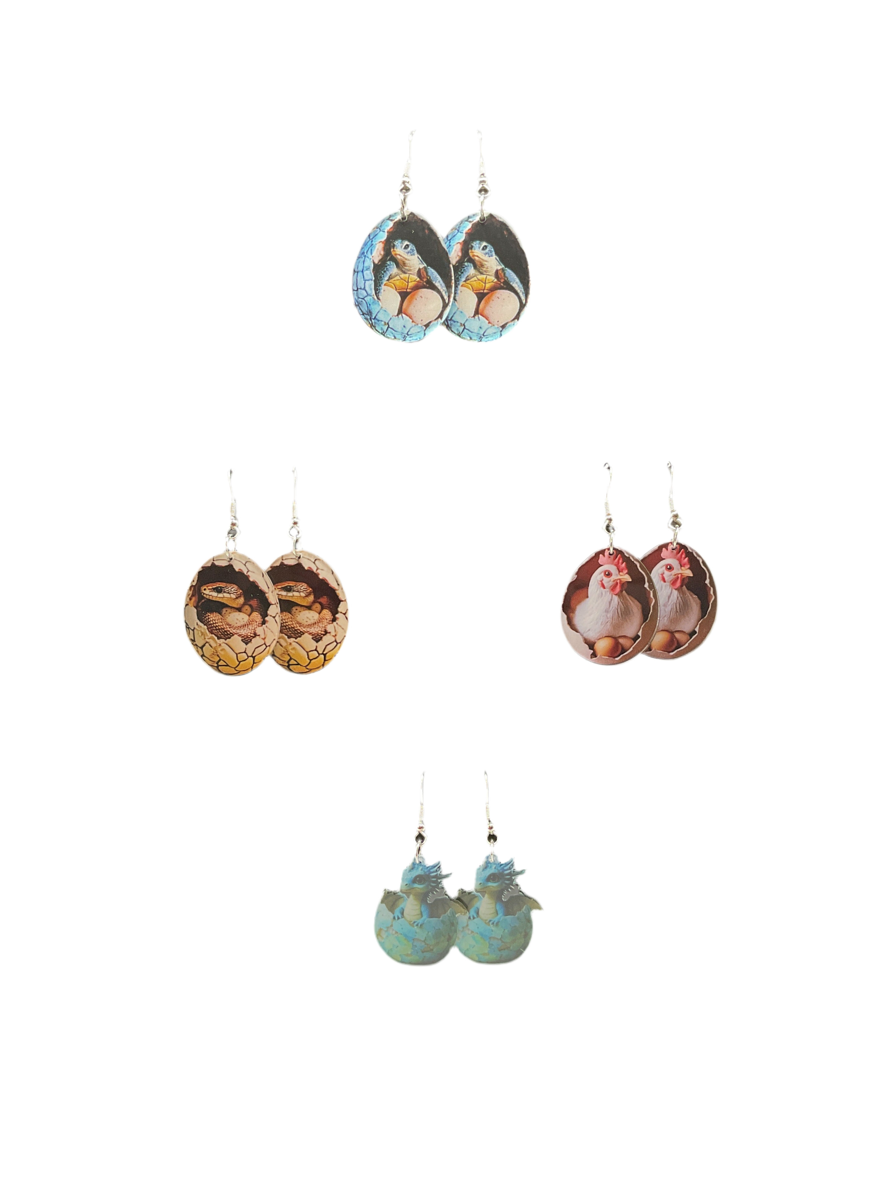 Cracked Egg Earrings Main image