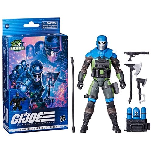 G.I. Joe Classified Series 6-Inch Action Figure - Select Figure(s) Mad Marauders Gabriel Barbecue Kelly