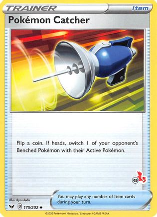 Pokemon Catcher (# Cinderace Stamped) 175/202 - Battle Academy 2022 Main image