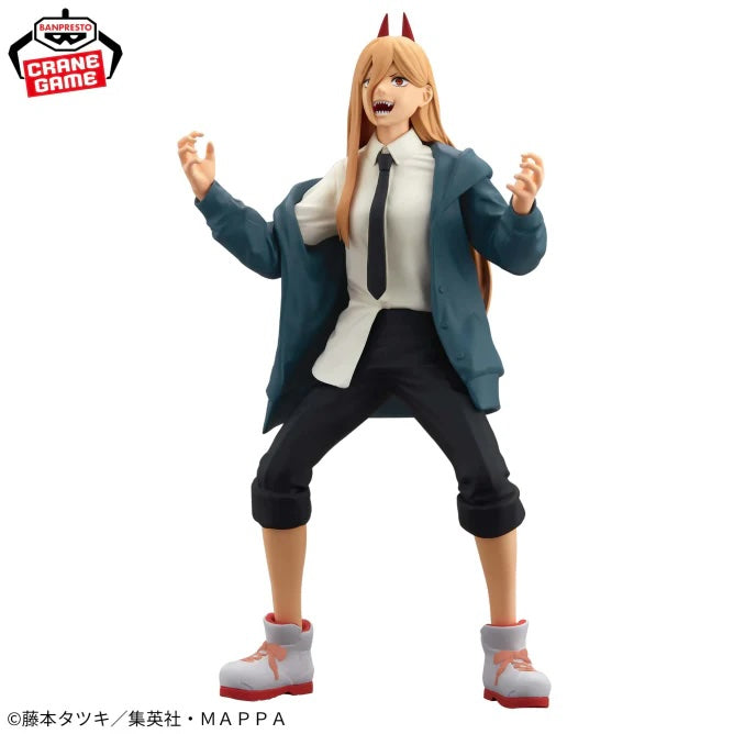 Chainsaw Man Glitter & Glamours Power Figure, 7.9" - Collectors World Toys