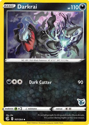 Darkrai (Eevee Stamped) 167/264 - Battle Academy 2022
